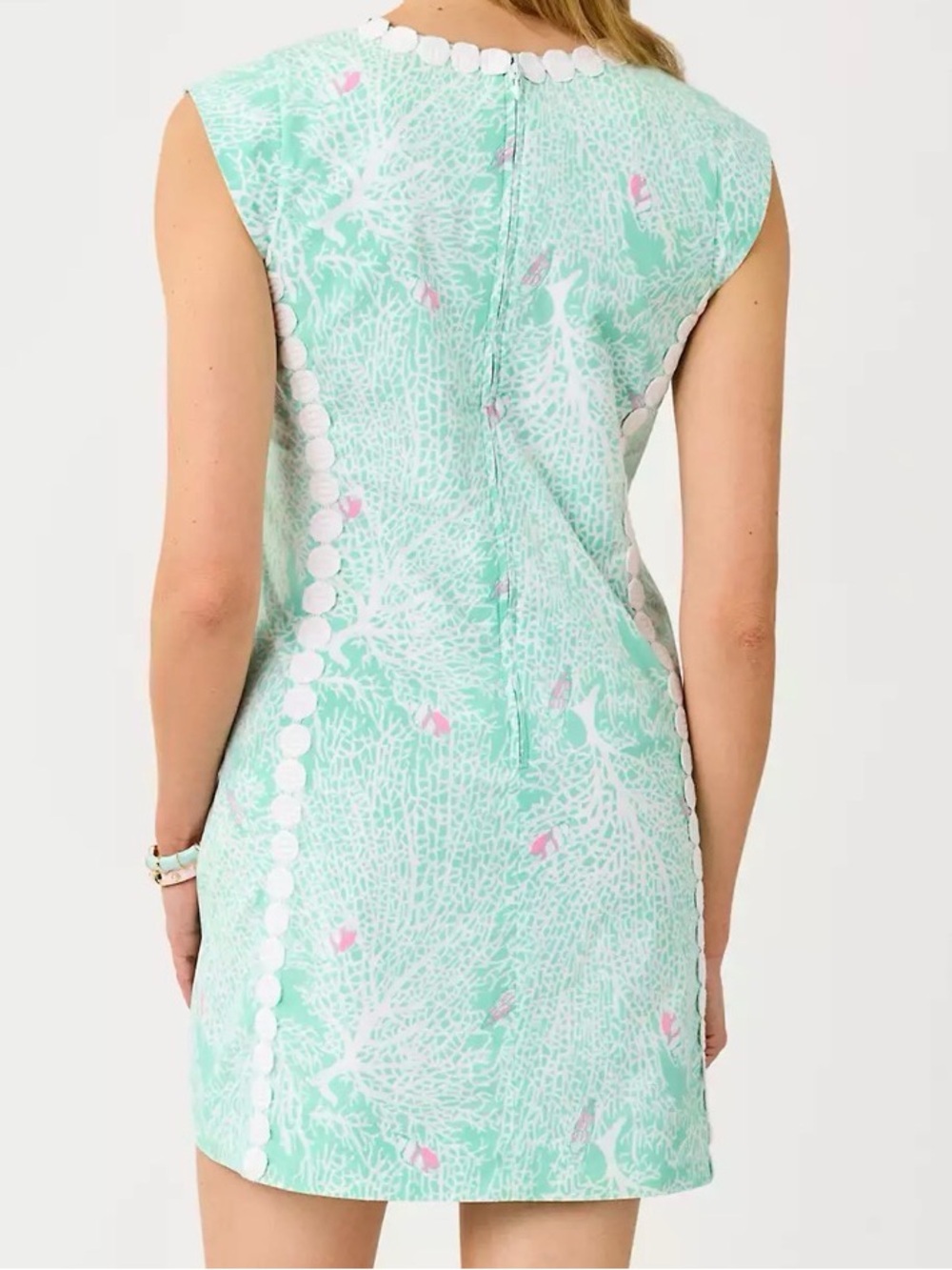 Lilly Pulitzer Rosalena Stretch Shift Dress Sz 2 - Picture 3 of 8